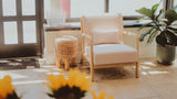 This image is a view out from our window at our red marquee arrow sign that reads "Shop, Spa, Stay, Relax". In this blog post, you learn about the various ways to relax at Dandle Spa + Skincare as well as at other spots in Chattanooga