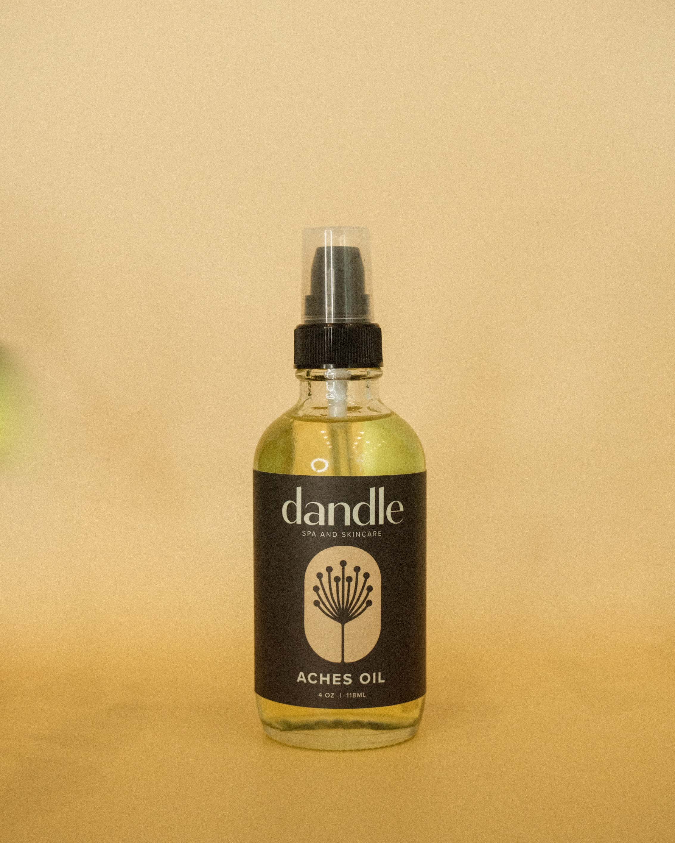 Dandle Aches body oil for muscle pain