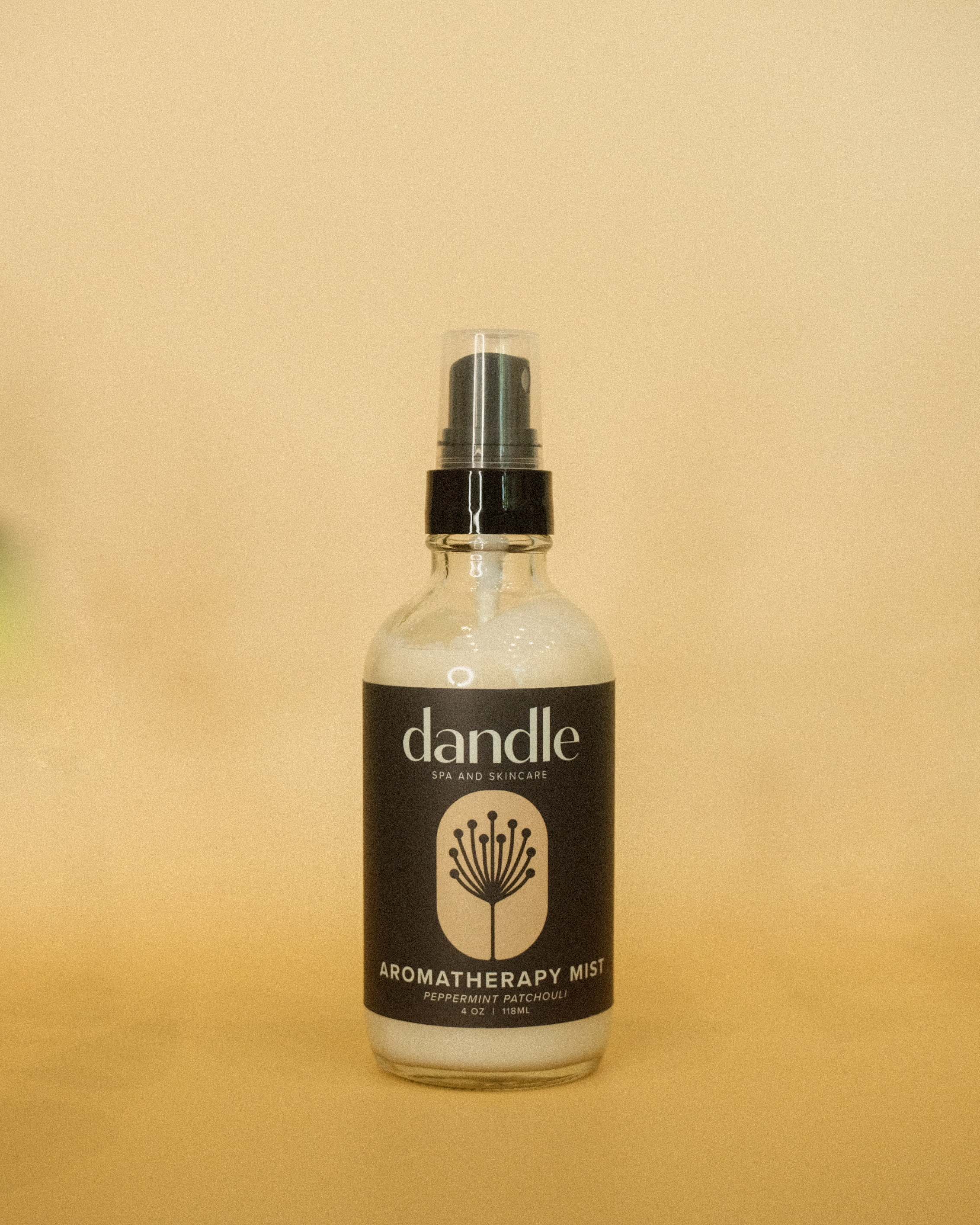 Dandle Spa peppermint patchouli room spray